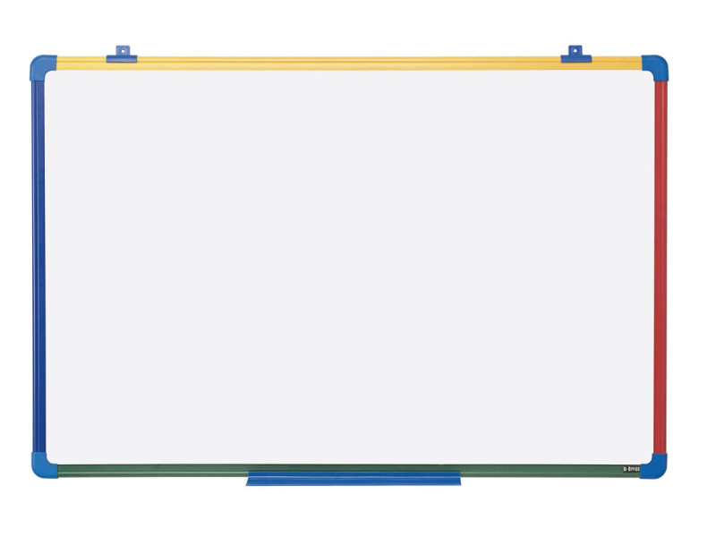 Bi-Office Tableau mural blanc pour enfants Schoolmate