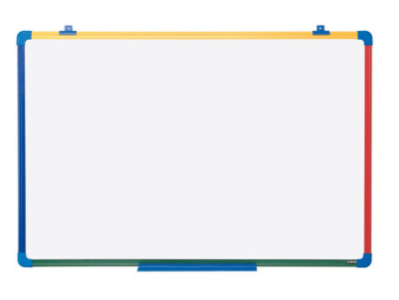 Bi-Office Tableau mural blanc pour enfants Schoolmate