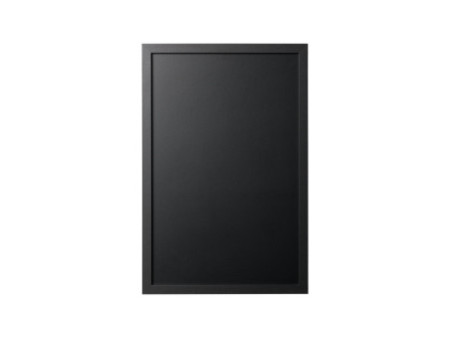Bi-Office Tableau noir, cadre noir, 600 x 400 mm