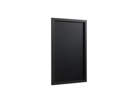 Bi-Office Tableau noir, cadre noir, 600 x 400 mm