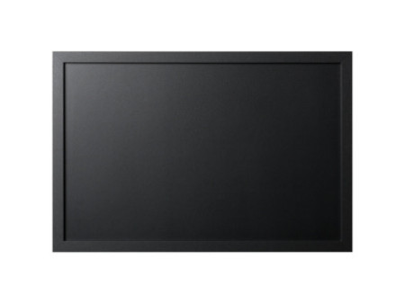 Bi-Office Tableau noir, cadre noir, 600 x 400 mm