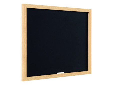 Bi-Office Tableau noir Optimum, 600 x 450 ml, chêne
