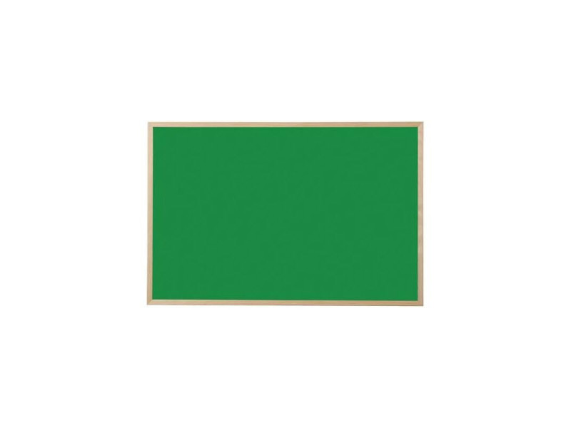 Bi-Office Tableau noir, bois naturel, 600 x 400 mm, vert