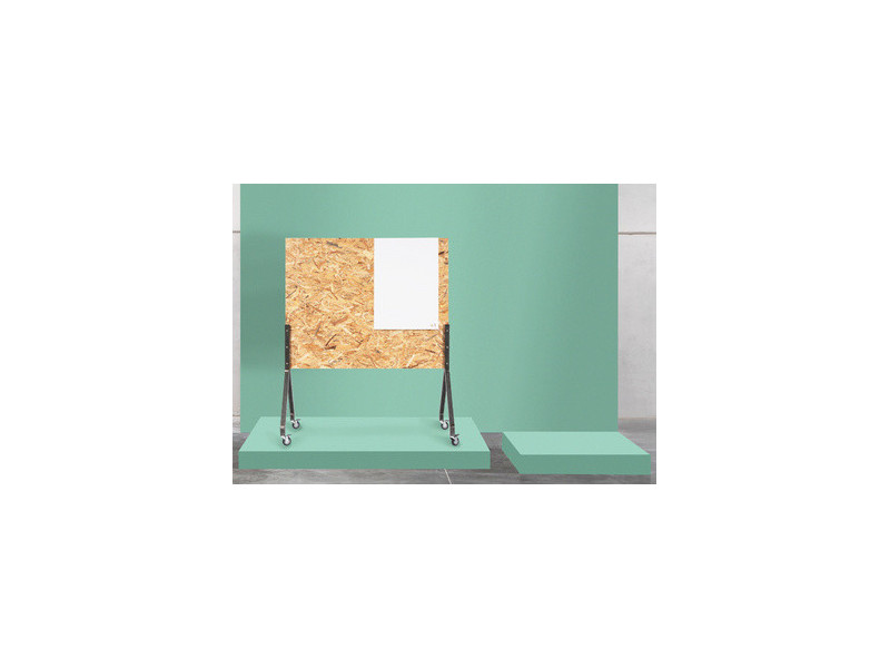 ARCHYI. Tableau multifonctionnel, panneaux OSB, mobile