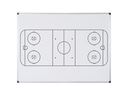 Bi-Office Tableau blanc mural terrain de hockey, A3