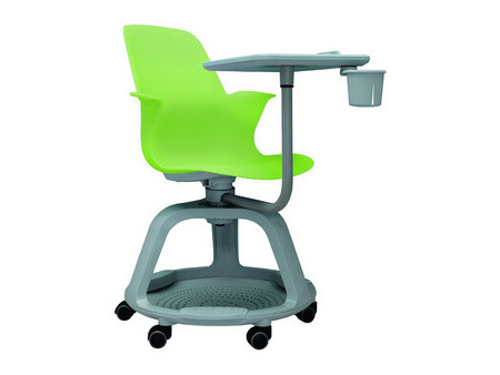 Bi-Office Chaise de séminaire ACTIVE 360+R, bleu clair