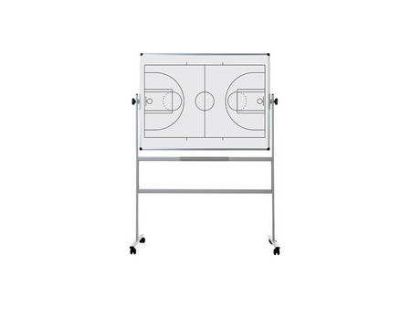Bi-Office Tableau blanc mobile, basket, 1.200 x 900 mm