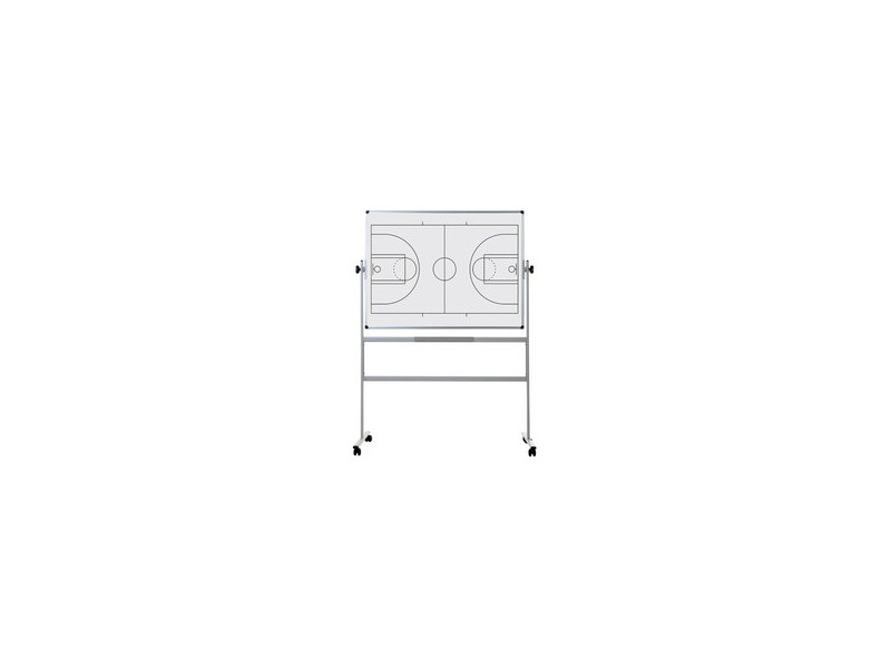 Bi-Office Tableau blanc mobile, basket, 1.200 x 900 mm