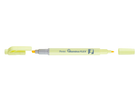 Pentel Surligneur Illumina Flex Pastel, jaune pastel