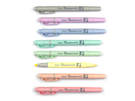 Pentel Surligneur Illumina Flex Pastel, vert clair pastel
