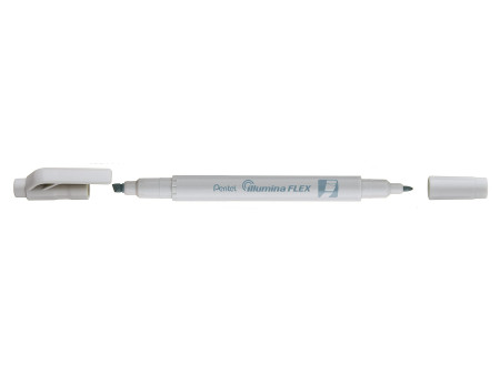 Pentel Surligneur Illumina Flex Pastel, gris pastel