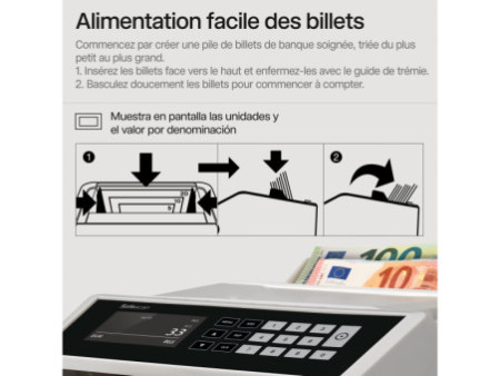 Safescan Compteuse de billets 'Safescan 2465-S', gris