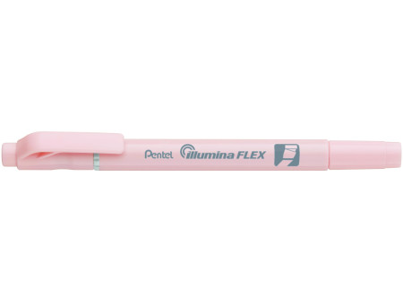 Pentel Surligneur Illumina Flex Pastel, rose pastel