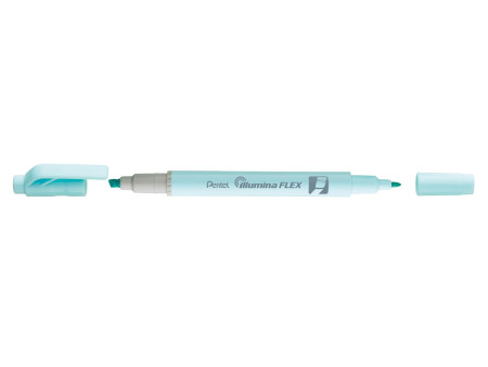 Pentel Surligneur Illumina Flex Pastel, bleu clair pastel