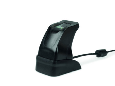 TimeMoto Lecteur d'empreintes digitales USB FP-150, noir