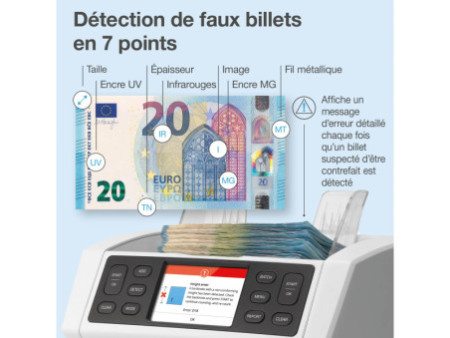 Safescan Compteuse de billets 'Safescan 2865-S', gris