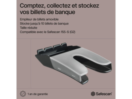 Safescan Empileur de billets RS-100, noir