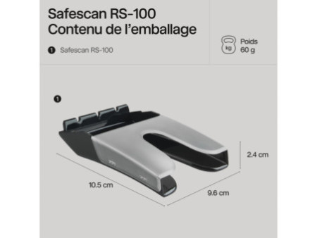 Safescan Empileur de billets RS-100, noir