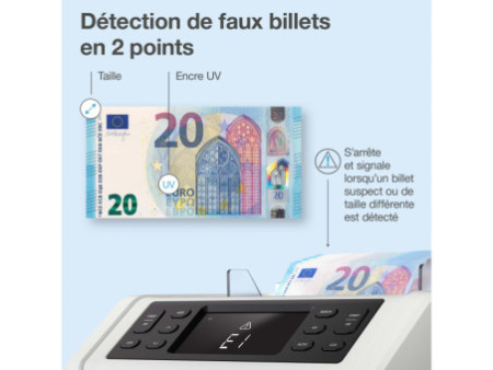 Safescan Compteuse de billets 'Safescan 2210 G2', gris