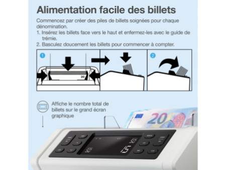 Safescan Compteuse de billets 'Safescan 2250 G2', gris
