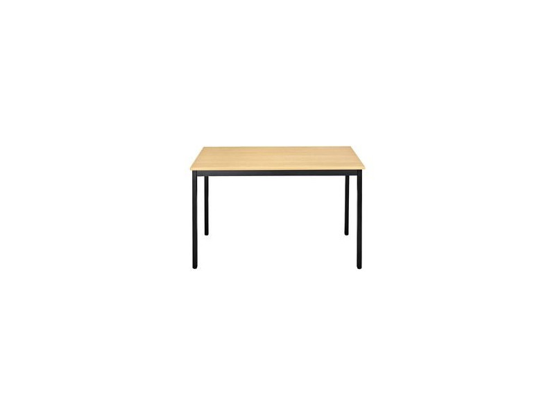 SODEMATUB Table universelle 148RHN, 1400 x 800, hêtre/noir