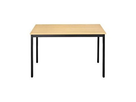 SODEMATUB Table universelle 168RHN, 1600 x 800, hêtre/noir