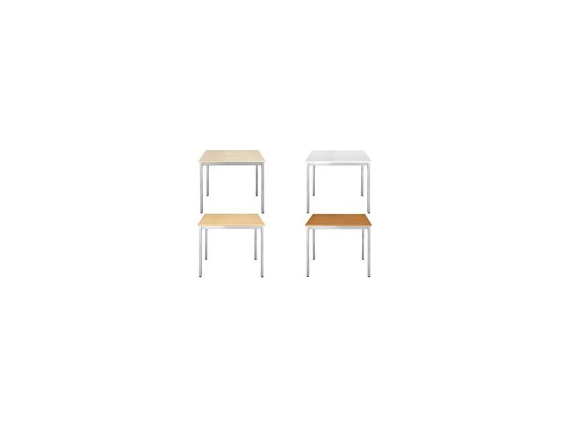 SODEMATUB Table universelle 126RGA, 1200x600, gris clair/alu