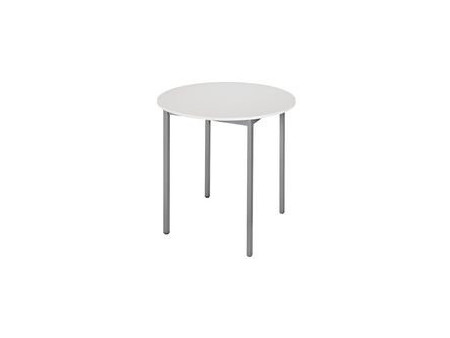 SODEMATUB Table universelle 80ROGG, rond, 800 mm, gris/gris