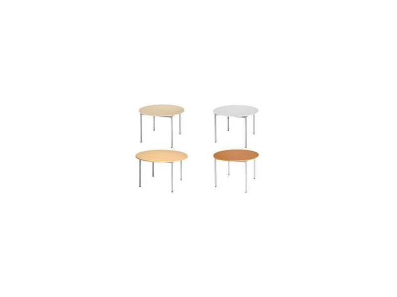 SODEMATUB Table universelle 110ROEA, 1100 mm, érable/alu