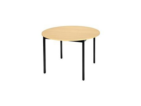 SODEMATUB Table universelle 110ROHN, 1.100 mm, hêtre/noir