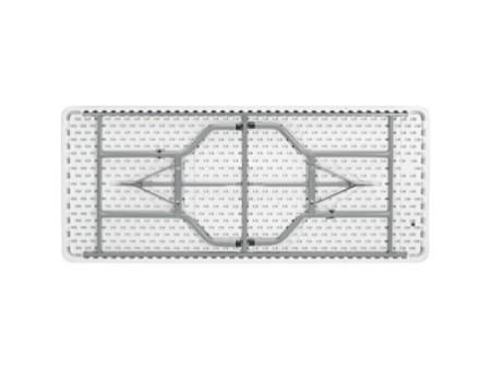 SODEMATUB Table pliante YCZ-122 en plastique, gris clair