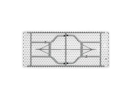 SODEMATUB Table pliante YCZ-122 en plastique, gris clair