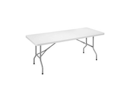 SODEMATUB Table pliante YCZ-122 en plastique, gris clair