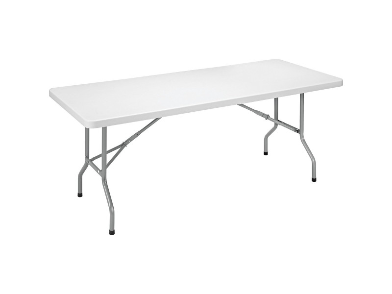 SODEMATUB Table pliante YCZ-183 en plastique, gris clair