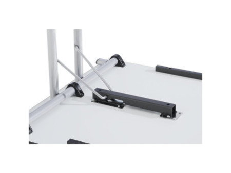 SODEMATUB Table pliante Chromeline1, demi-rond, hêtre,