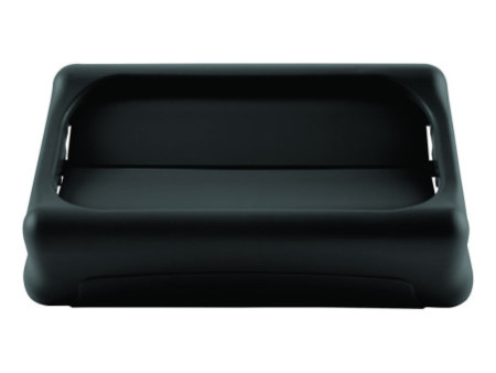 Rubbermaid Couvercle basculant Slim Jim, noir