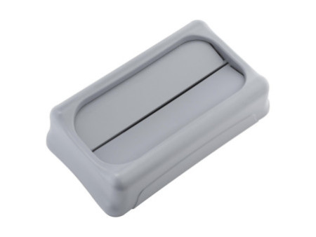 Rubbermaid Couvercle basculant Slim Jim, gris