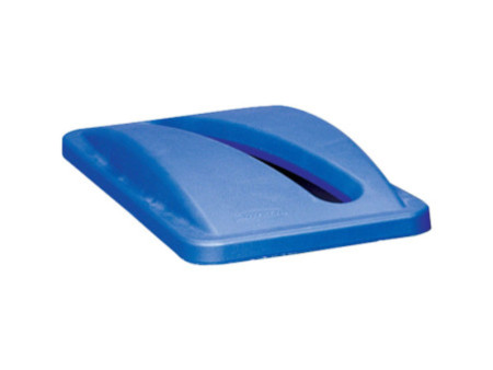 Rubbermaid Couvercle Slim Jim pour papier, bleu
