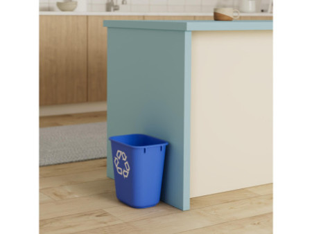 Rubbermaid Corbeille à papier, 12,9 litres, rectangulaire