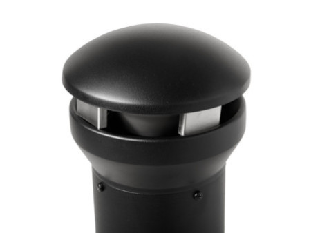 Rubbermaid Cendrier sur pied Infinity Genie, rond, noir