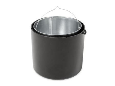 Rubbermaid Cendrier sur pied Infinity Genie, rond, noir