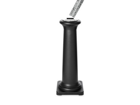 Rubbermaid Cendrier sur base GroundsKeeper Tuscan, noir