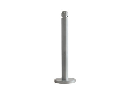 Rubbermaid Cendrier sur base Smokers' Pole, rond, argent