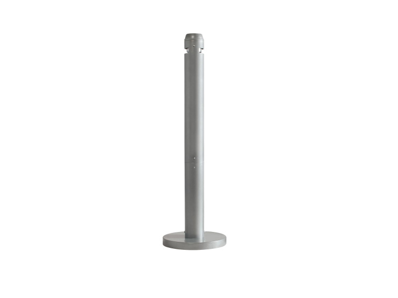 Rubbermaid Cendrier sur base Smokers' Pole, rond, argent