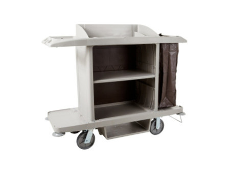 Rubbermaid Chariot d'étage, grande capacité, noir