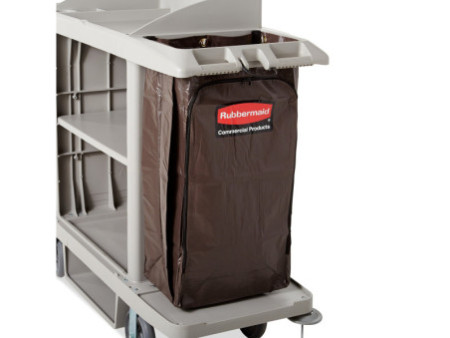 Rubbermaid Chariot d'étage, grande capacité, noir