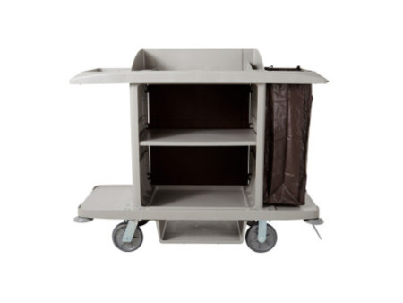Rubbermaid Chariot d'étage, grande capacité, noir