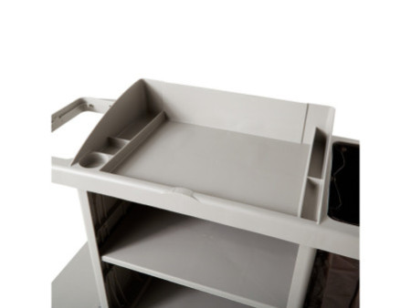 Rubbermaid Chariot d'étage, grande capacité, noir