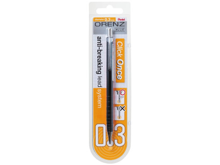 Pentel Porte-mines ORENZ, 0,3 mm, noir