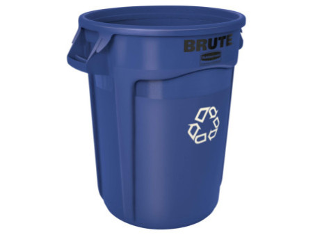 Rubbermaid Collecteur BRUTE 75,7 litres, en PP, bleu